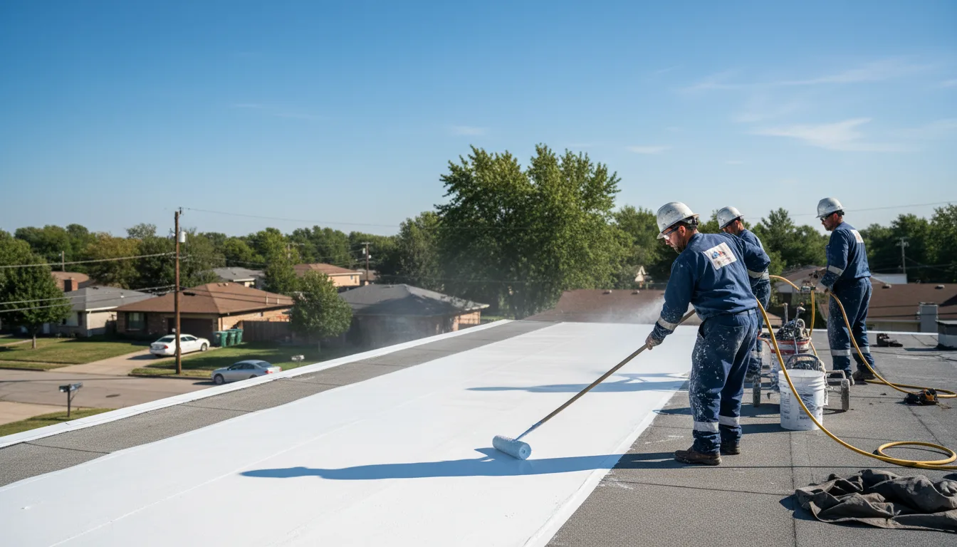 Commercial roof coating in Columbia, CA near me